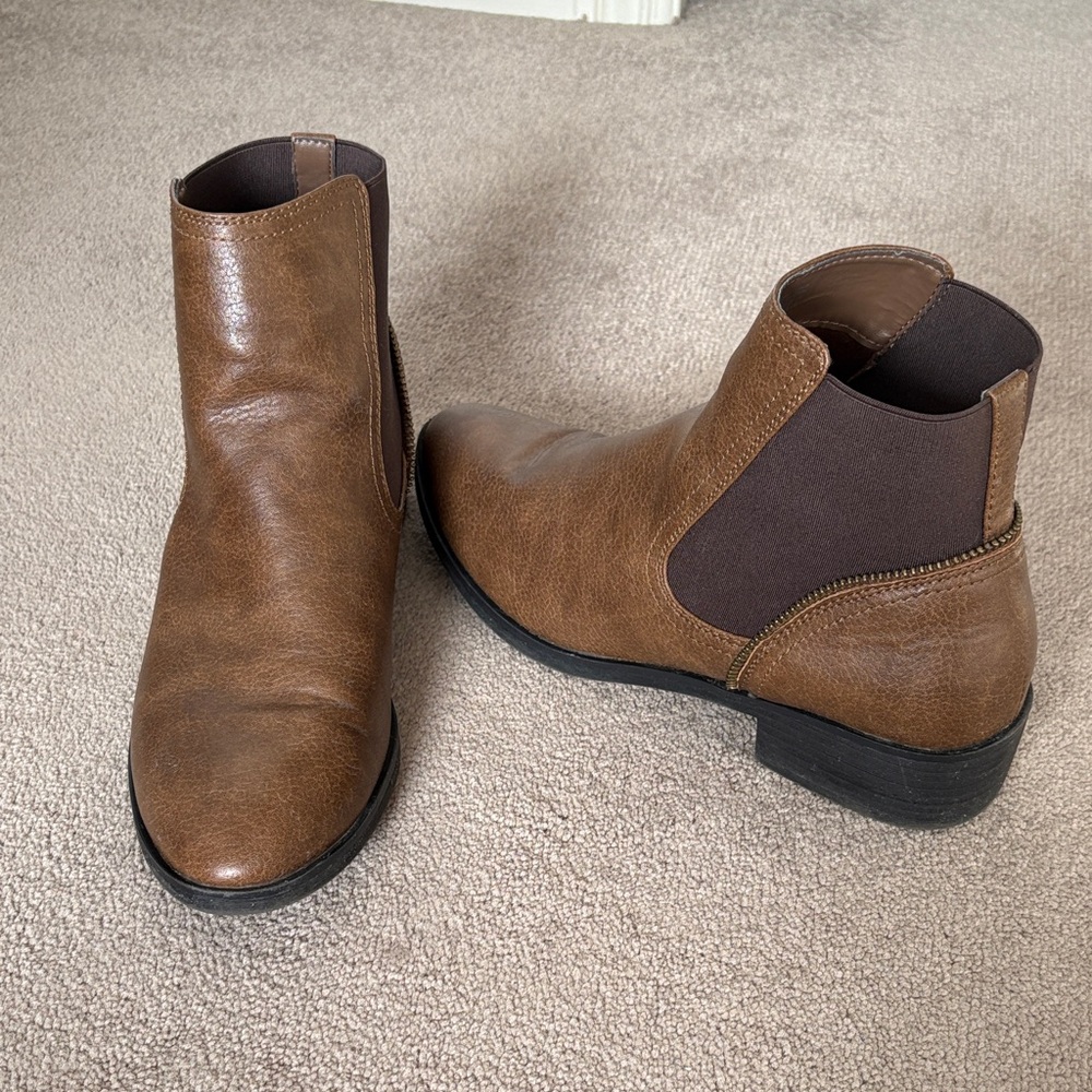 Call It Spring Brown Ankle Boots